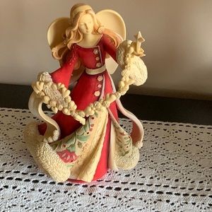 ENESCO The Heart of Christmas Angel Figurine